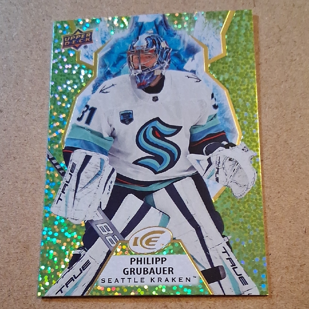 Upper Deck Philipp Grubauer Seattle Kraken NHL Hockey Cards Lot